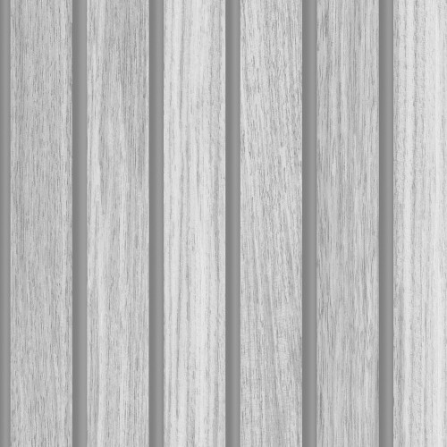 Fresco Wooden Slats Grey Wallpaper 2