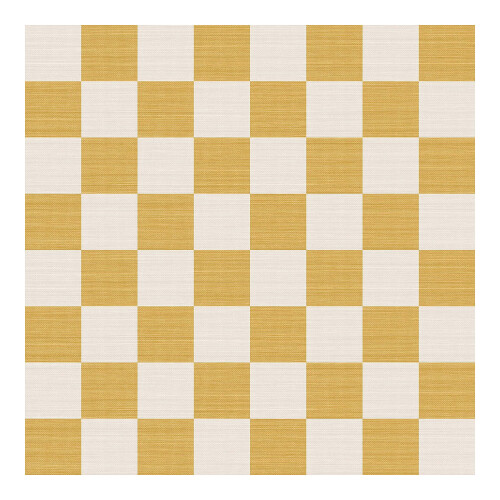 ENVY Envy Check me Out Butterscotch Yellow Checkered Wallpaper