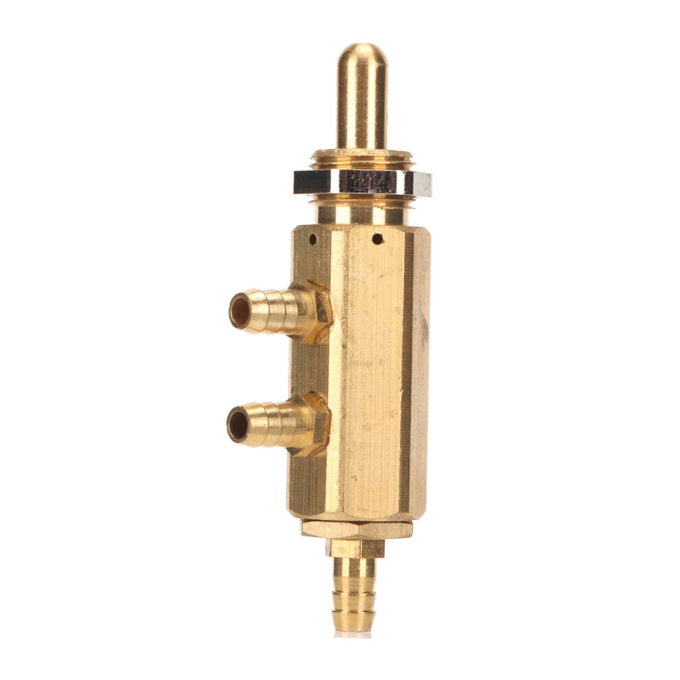 Professional Dental Parts, Copper Pulldown Switch Valve 5mm, Strong Suction Water Pressure Regulating Device for Clinic Units, Easy Installation &