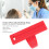 Endo Span Measuring Ring Finger Gauge Plastic, Clear Scale, Red 12
