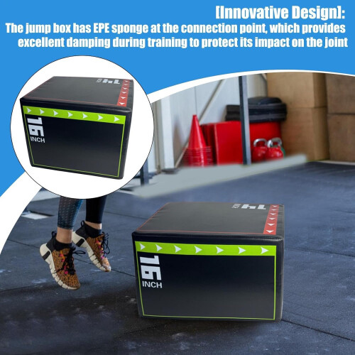 Jumping Exercise Box Waterproof Step Box Multifunctional Training Box For Stability Balance And Coordination 1