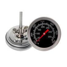 Grillthermometer aus Edelstahl, passgenaues Ersatzteil für ausgewählte Grillmodelle mit 2-Zoll-Zifferblatt und robuster Sonde, misst präzise