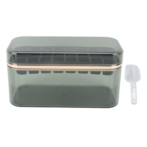 Popsicle Ice Maker with Advanced Freezing System, Silicone Ice Tray Featuring Dust-proof Storage Bin, Quick-freezing Ice Cube Mold with Stackable
