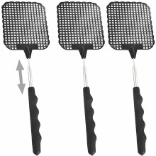 Portable Bug Slayer, Non-Toxic Plastic & Aluminum Swatters For Safe Surface Protection Against Flies Mosquitoes, Foldable For Easy Carriage On
