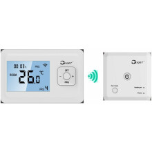 Digitalanzeige-Thermostat, erweiterte Einstellungen, Frostschutzfunktion, nicht programmierbarer Thermostat für energieeffiziente Häuser (135 x