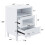 Nightstand Bedside End Table Charging Station LED 2