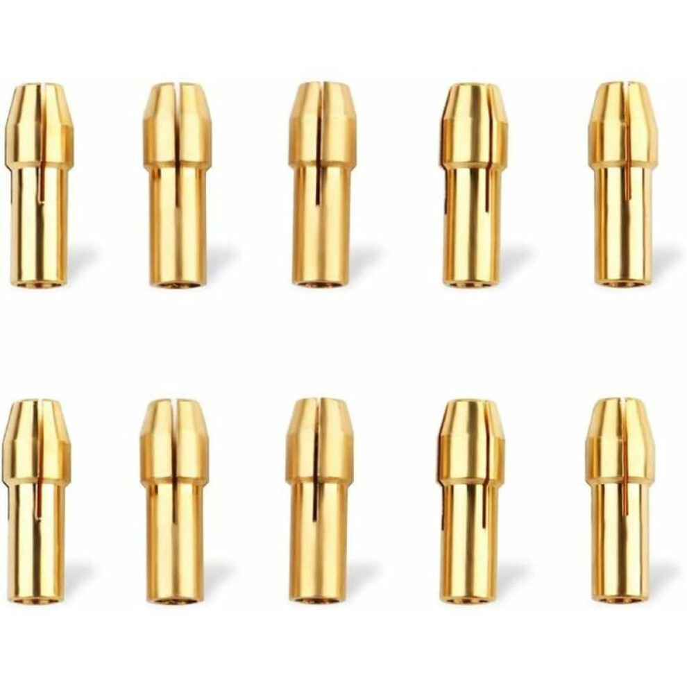 Drill Chuck Collet Bits, Compatible With Dremel Rotary Tools, Mini Drill Chuck Set With Claw Design Workmanship, For Stable Holding Of Accessories In 9433291654378