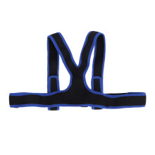 Medical Grade Wheelchair Safety Strap Vest With Attractive Blue Design Robust Durable Construction Breathable Elastic Structure For Elderly And Post
