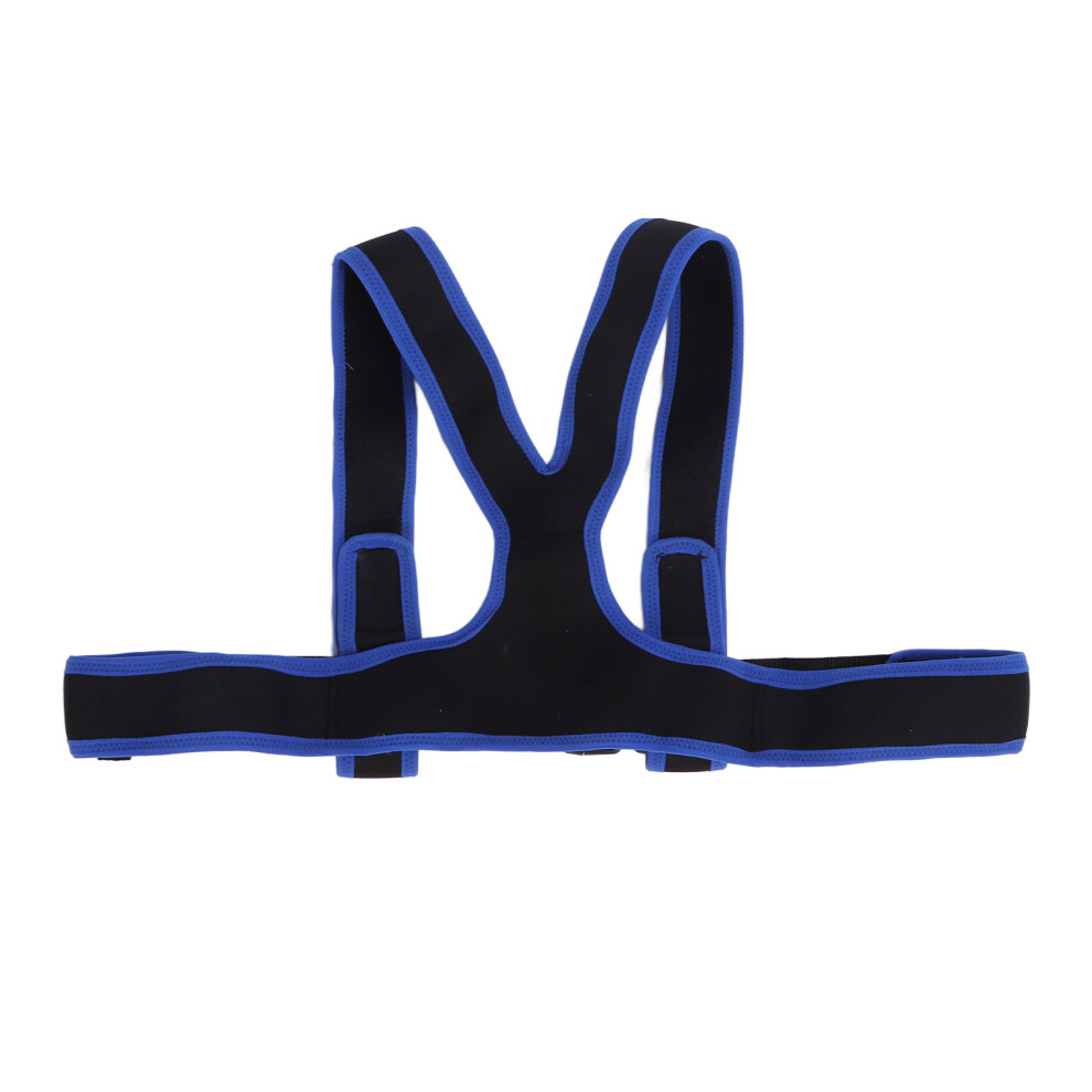 Medical Grade Wheelchair Safety Strap Vest With Attractive Blue Design Robust Durable Construction Breathable Elastic Structure For Elderly And Post