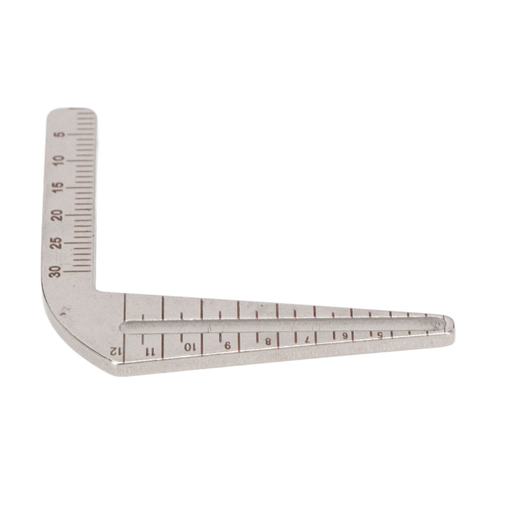 L Shaped Stainless Steel Dental Implant Locator Guide Ruler For Precise Tooth Measurement 5091371349251