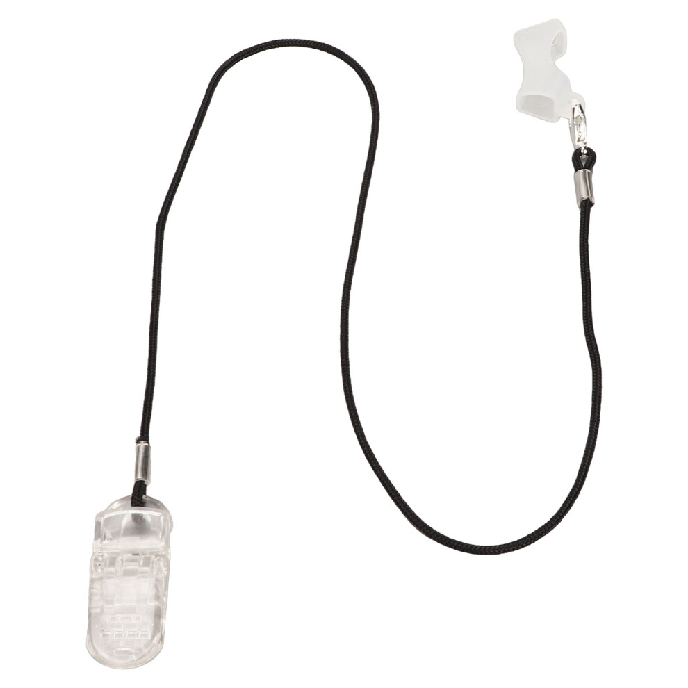 Black Rope Fixation Sound Aid Clip A312 For Monural Sound Amplifiers