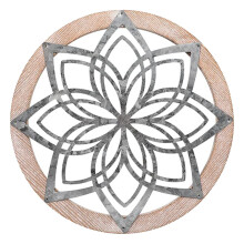 Rustic Home Decor, 3 Pieces Thickened Wooden Frame Wall Art, Unique Motivational Patterns For Indoor Outdoor Spaces, Galvanized Iron Plate (Farmhouse