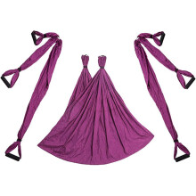 Aerial Yoga Swing, Easy Setup Double Premium Material Layer For Indoor Outdoor Practice, Weight Loss & Stress Relief Aerial Hammock With Professional