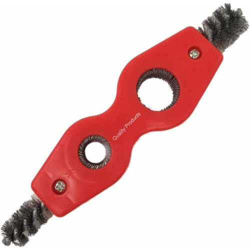 Pipe Protector: Enhanced Deburring Brush for Smooth Welding, Manual Metal Rust Removal Tool, Durable and Convenient (4 in 1) 1