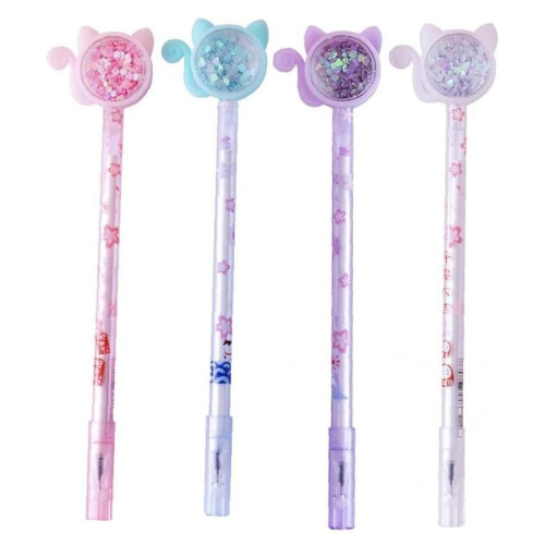 Στυλό Kawaii Animal Gel, Ομοιόμορφη Απαγωγή Μελανιού, Χαριτωμένο Σχήμα Δελφινιού,