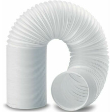 Afvoerslang voor airconditioner, verlengbare slang voor draagbare airco met schroefdraad tegen de klok in, hoge compatibiliteit met de meeste