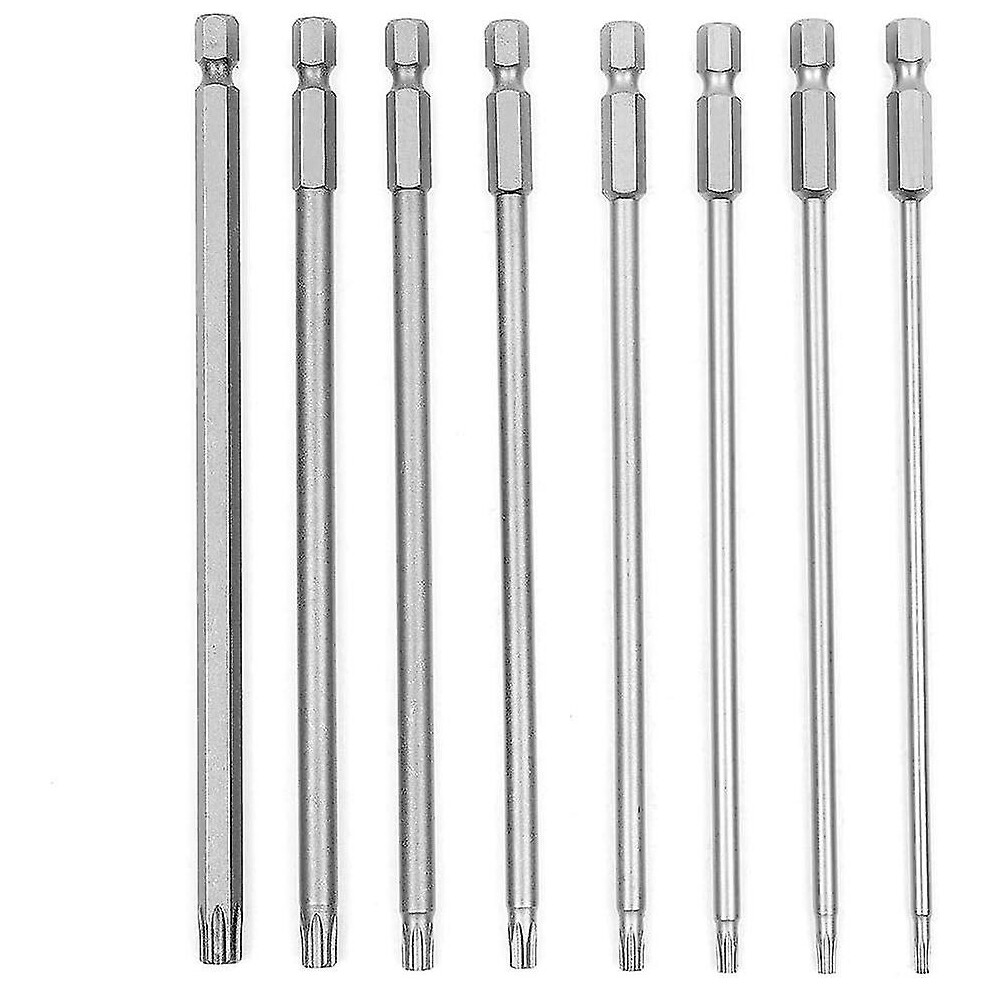 Magnetic Torx Screwdriver Bit Set For High Efficiency, S2 Steel Build Ensures Longevity, Anti-Rust Treatment Maintains Bits In Top Condition, 9405630295184