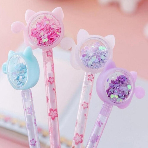 Στυλό Kawaii Animal Gel, Ομοιόμορφη Απαγωγή Μελανιού, Χαριτωμένο Σχήμα Δελφινιού, 1