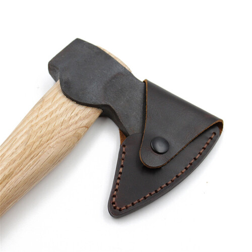 Leather Cover For Axe Head, Sturdy Leather Protective Sleeve Durable Protector Rustic Design High Class Leather Material Easy To Install And Remove, 2