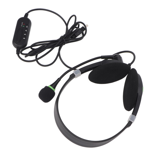 Headset For Gaming And Computer Use Noise Canceling Over Ear Headset With Flexible Microphone Volume Control And Mute Function Fine Craftsmanship 2