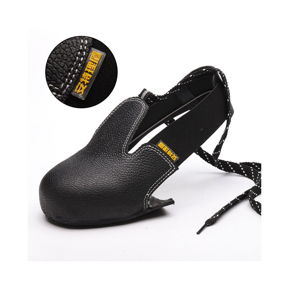 Safety Shoes Covers Steel Toe Protection, Universal Overshoes For Men And Women Size 36 To 46, Adjustable Strap For A Secure Fit, Durable Leather 9405630758054