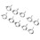 50 Pcs Copper Spring Ring Clasps 6mm for Jewelry Making 5