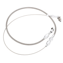 Flexibles 24-Zoll Edelstahl-Gashebelkabel-Set für Auto modifications, einfach zu montieren