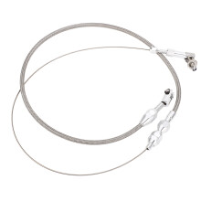 Flexible 24in Stainless Steel Throttle Wire Kit for Car Modification Easy Fit