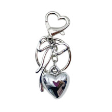 Fashionable Heart Bowknot Hanging Charm Unique-Section B