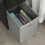 Homcom HOMCOM Computer Desk with Sliding Keyboard Tray Storage Drawer Shelf Black 8