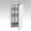 Homcom HOMCOM Bathroom Corner Wall Mirror Storage Cabinet Cupboard Stainless Steel 3