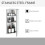 Homcom HOMCOM Bathroom Corner Wall Mirror Storage Cabinet Cupboard Stainless Steel 6