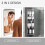 Homcom HOMCOM Bathroom Corner Wall Mirror Storage Cabinet Cupboard Stainless Steel 5