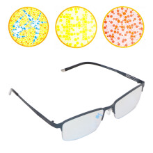 Rot-Grün-Farbenblindbrille Eine Größe Dunkelblau