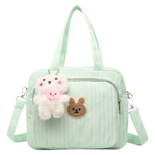 Diaper Bag Tote For Travel Green Shoulder Diaper Tote Large Nursery Storage Bin