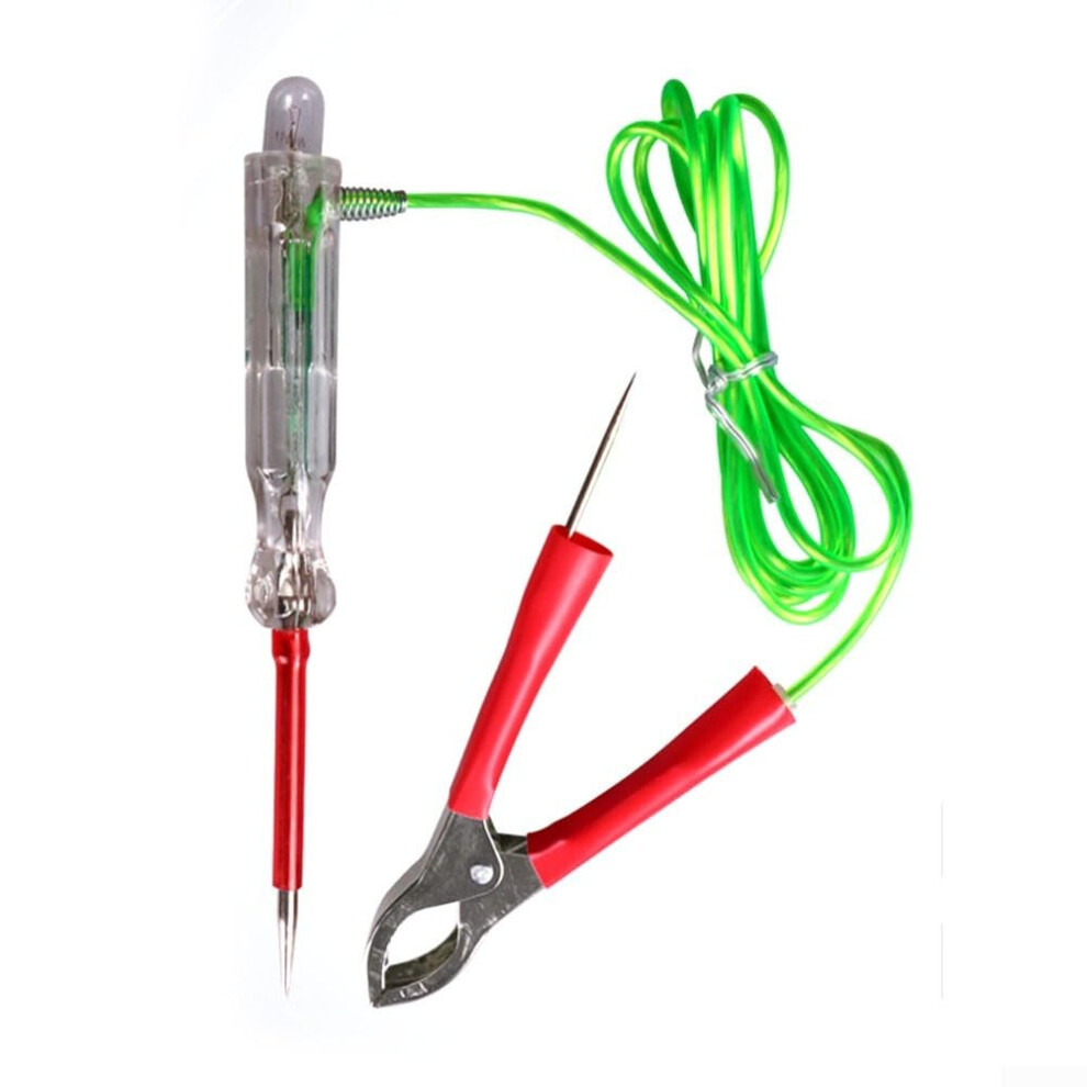Automotive Circuit Tester For 6V 12V 24V Dc With Long Probe And Illuminated Voltage Indicator 9382693736352