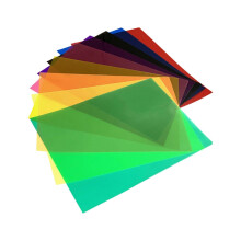 Color Film For, Gel Filter for Lighting, Arts and Crafts Decorations, Thermal Insulation Film, Energy Saving Light Covers, Color Gel Films