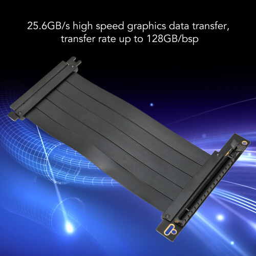 50cm PCIE 4.0 X16 Extender with 90 EMI Shield for Stable GPU Mounting 2
