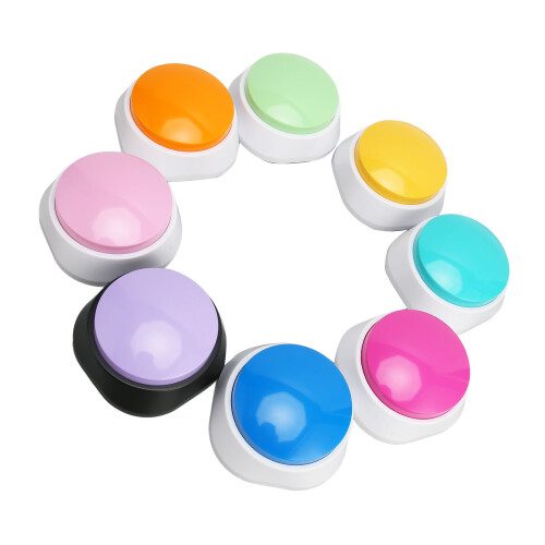 Pet Communication & Training Buttons 30s Record 8Pcs Battery-Powered 2