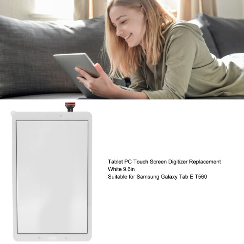 9.6in White Touch Screen Digitizer Replacement for Galaxy Tab E T560 2