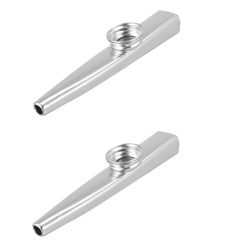 2X Neu Silber Kazoo Aluminiumlegierung