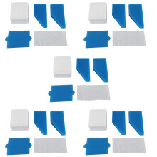 25X Conjunto de Filtros Adequado para Aspiradores Thomas Aqua + Multi Clean X8 Parquet, Aqua + Pet e Family