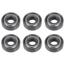 6pcs 10 x 26 x 8mm 6000Z Silver Tone Shield Premium Bearing