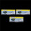 Safetypin Clear Hard Plastic Name Tag Clip Holder 12 Pcs 3
