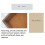 3X PU Leather Collection Letter Tray, Document Desk Organizer,Stackable Office File Document Tray Holder (Brown) 3