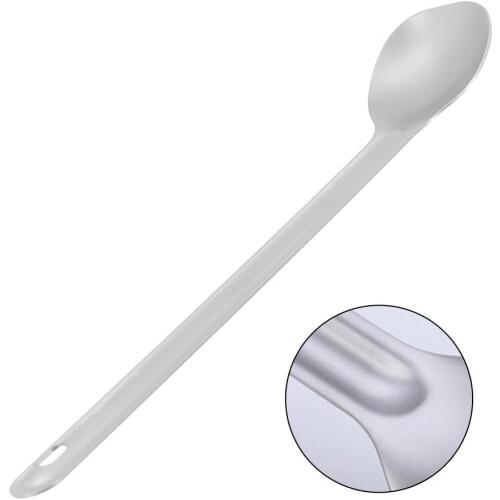 Ultralight Tableware Long Handle Ti Spoon Titanium Camping Utensil For Outdoor Picnics 1