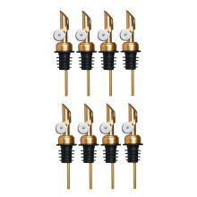 Gewogen Roestvrijstalen Schenktuiten, Automatische Flip-Olijfoliedispenser, Balsamico-Azijn Schenktuiten 8 Stuks