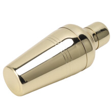 Durable 304 Stainless Steel Gold Cocktail Shaker 510ml for Bartending