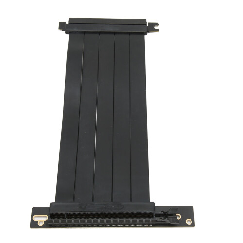 Επαγγελματικό καλώδιο επέκτασης Pcie4.0X16, δεξιάς γωνίας GPU με μετάδοση 128Gbps για 2