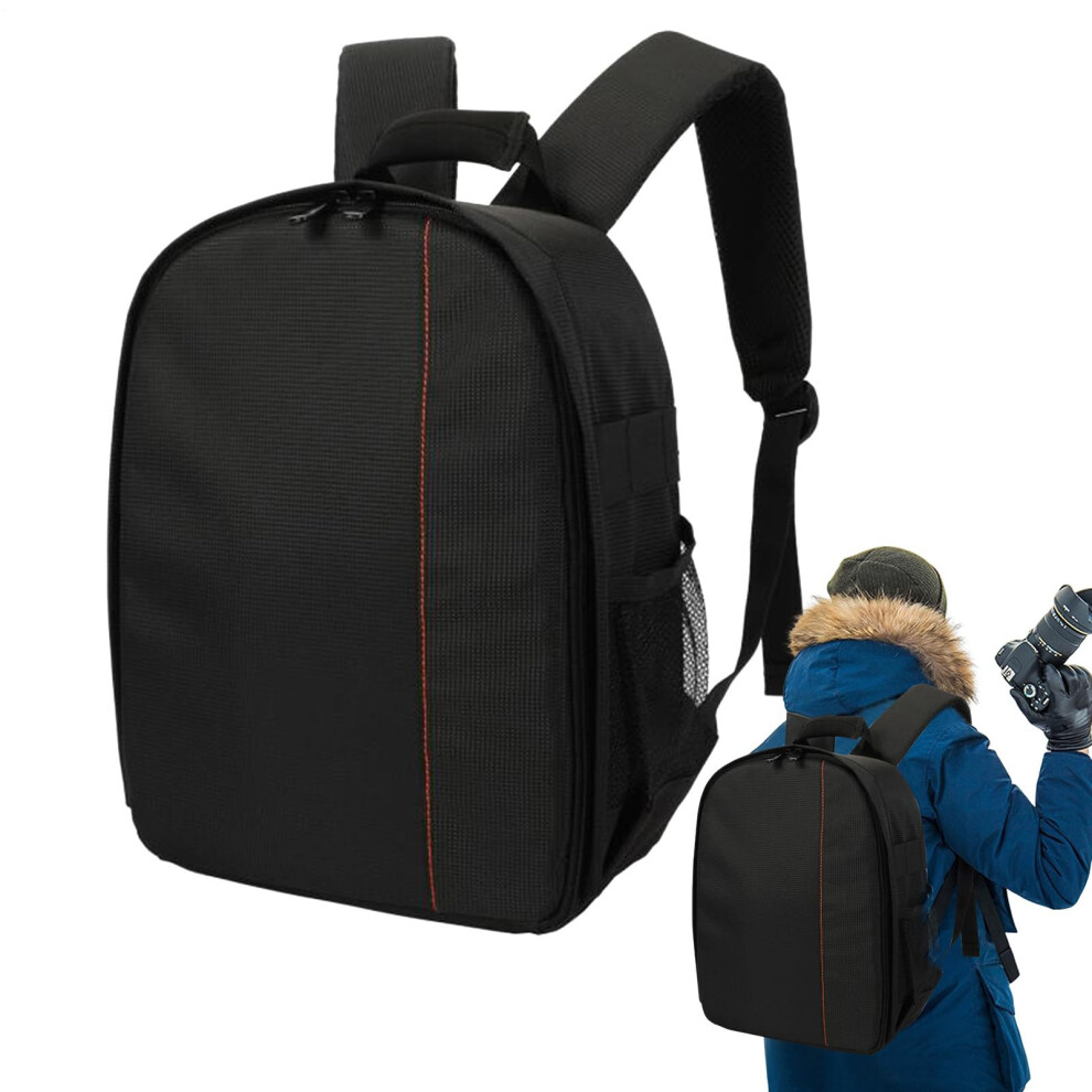 Camera Bags For Photographers Dslr Gear Backpack Weatherresistant Nylon Padded Fits Dslr Lenses Travel And Commuting 9347817068122